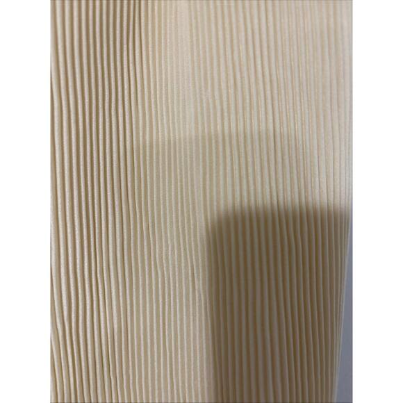 PrettyLittleThing Cream High Waisted Pisse Wide Leg Pants - Size 4 Tall New - Picture 6 of 9